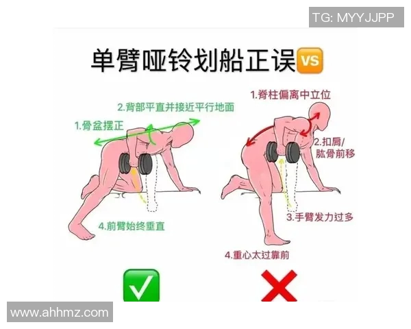 哑铃划船动作详解及注意事项助你打造完美背部肌肉